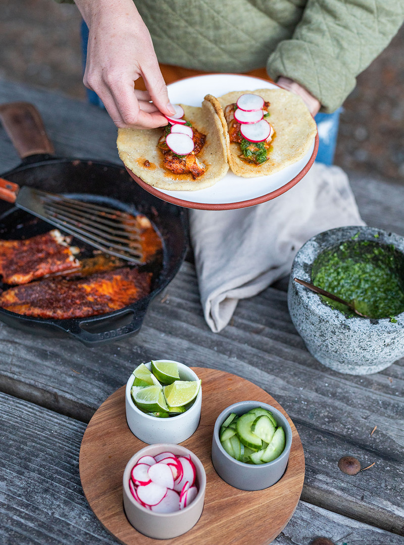 Adding Fixings to the Tacos