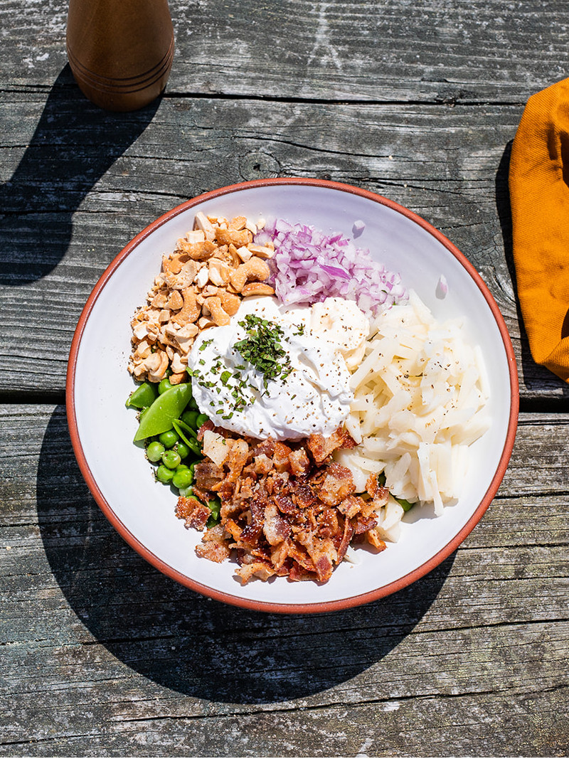 <h1>Mint Snap Pea Salad</h1>