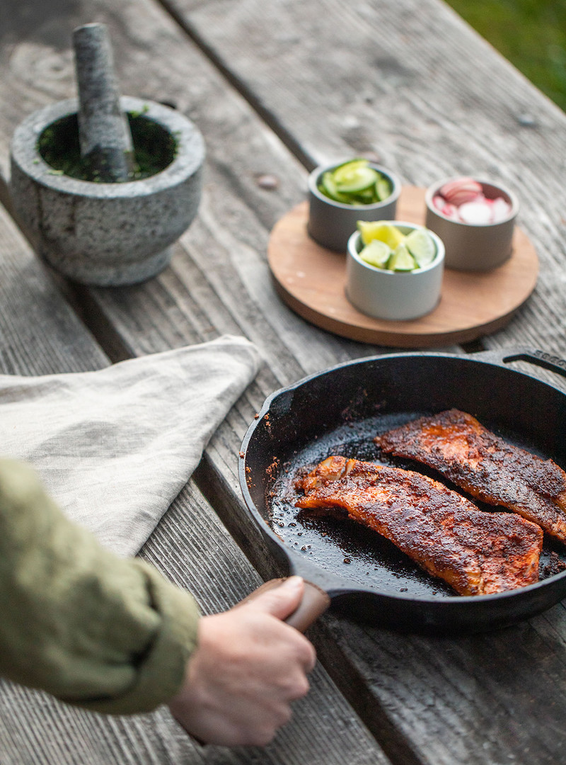 Rockfish Straight from the Pan
